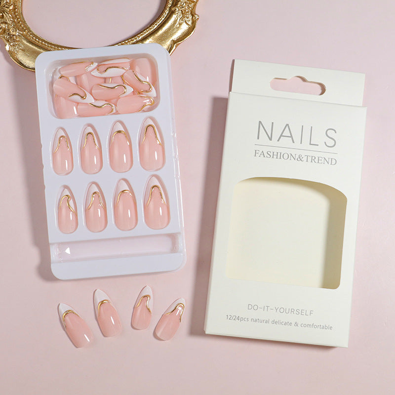 DIY Elegant Press-On Nail Set Bowlift