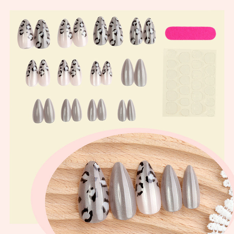 Chic Leopard Print Press-On Nail Set Bowlift