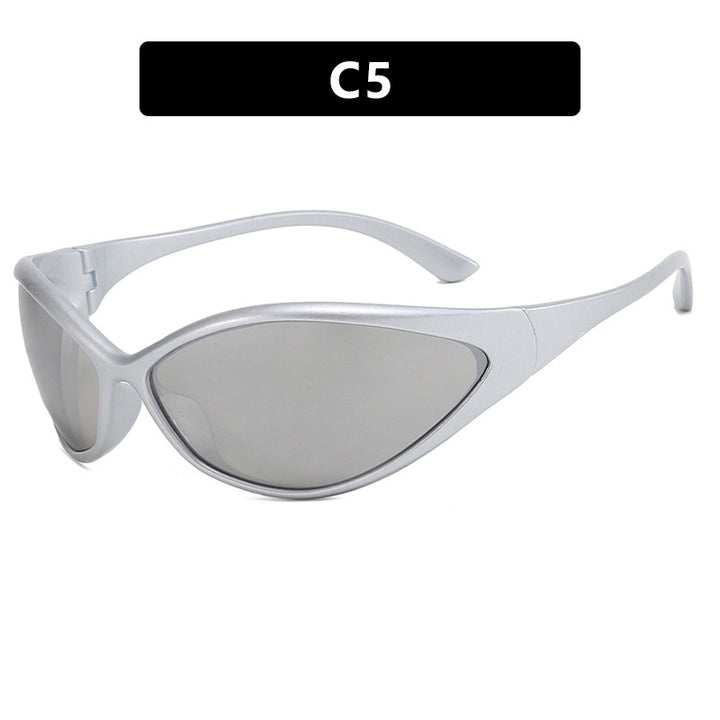 Women's sporty sunglasses with aerodynamic shape and UV protection Bowlift