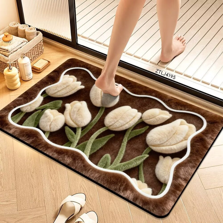 Decorative Bath Mat Bowlift