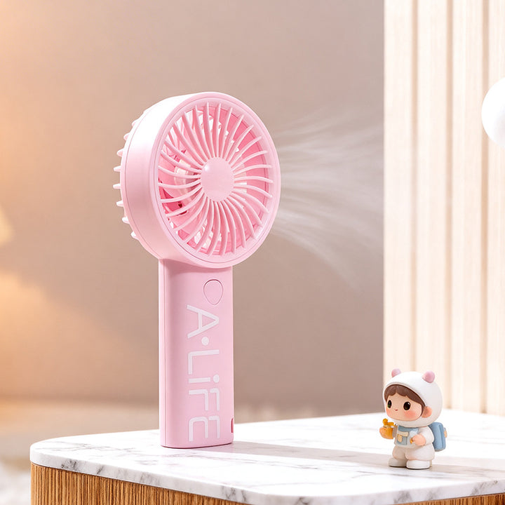 Women's Portable Hand Fan with USB Charging Function and Ergonomic Design Bowlift 1782398222