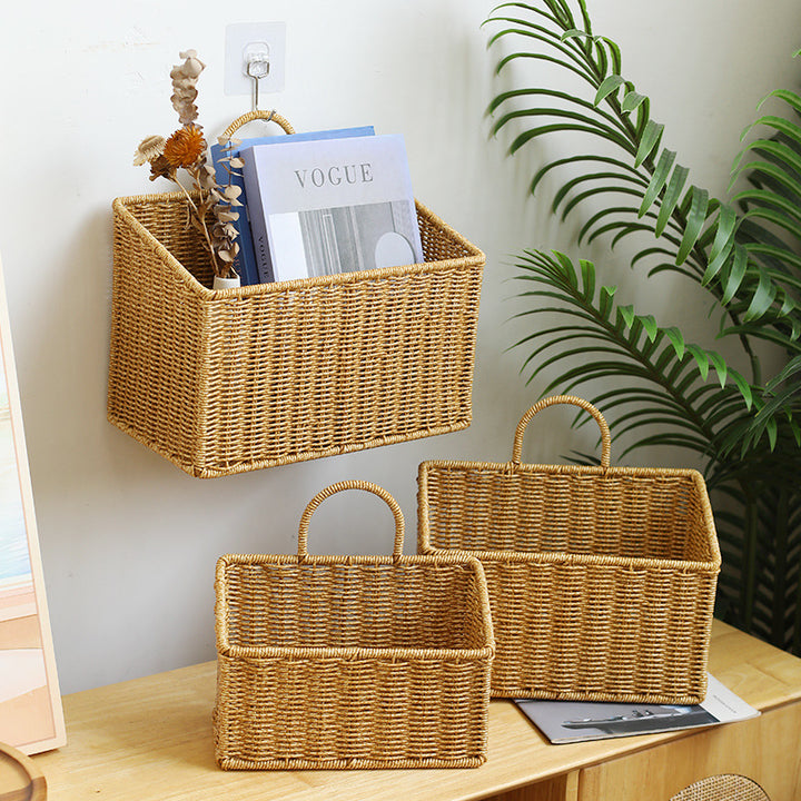 Decorative Woven Storage Basket Bowlift