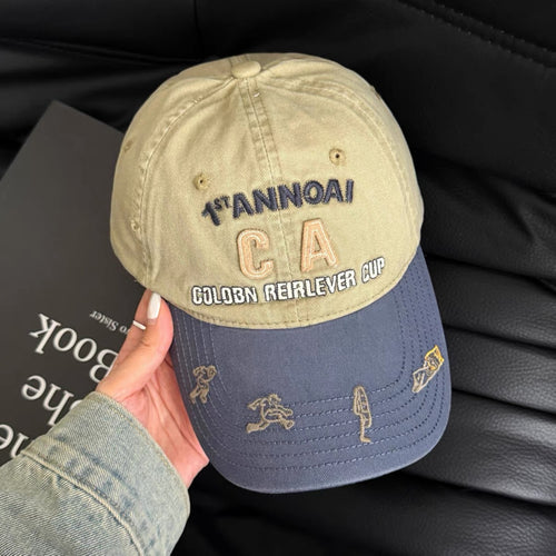 Sporty Embroidered Baseball Cap