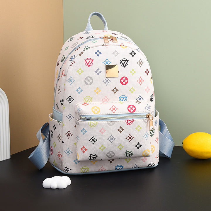 Stylish Patterned School Backpack
