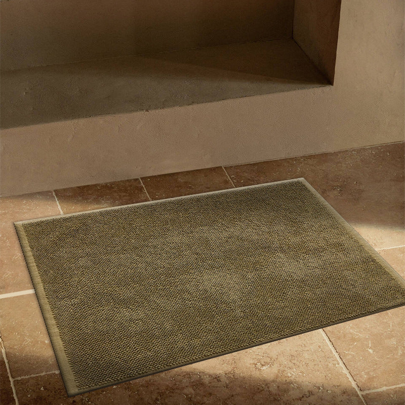 Textured Plush Bathroom Mat