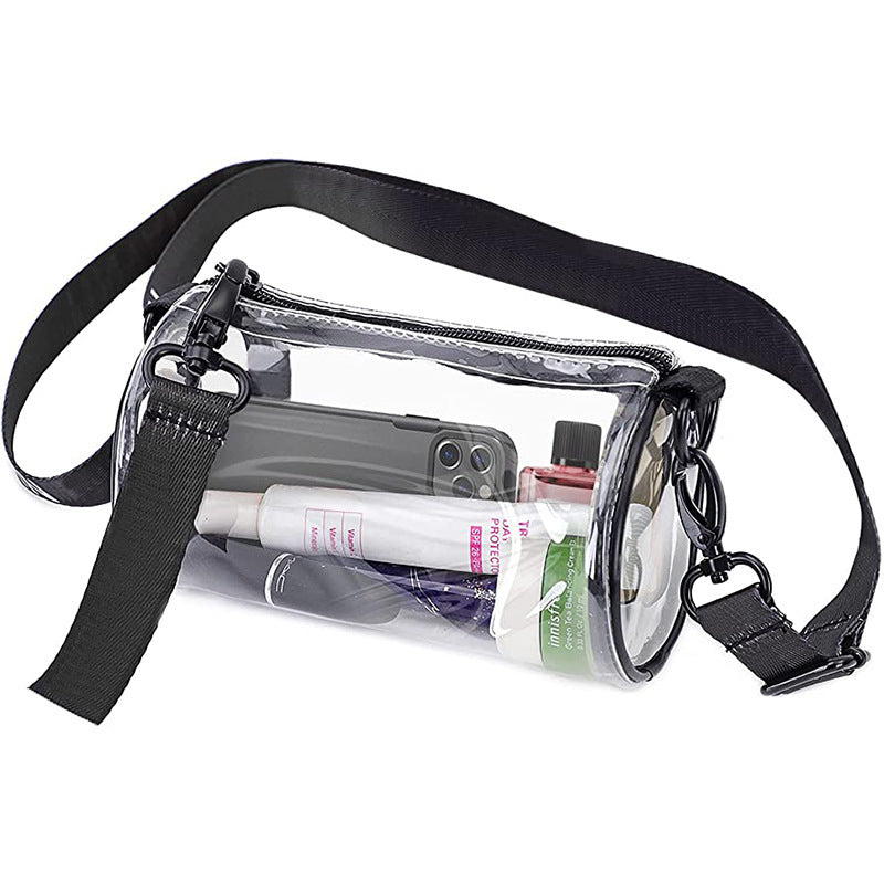 Transparent Handbag with Adjustable Shoulder Strap Bowlift