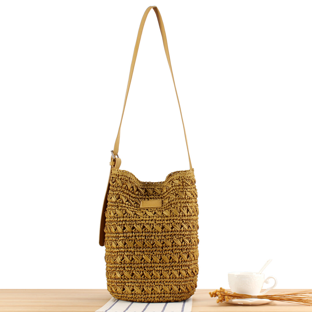 Handcrafted Practical Shoulder Bag with Structure Pattern Bowlift