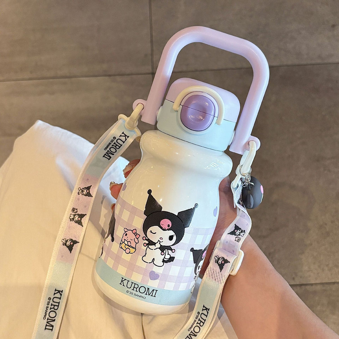 Women's water bottle with stylish Kuromi design Bowlift
