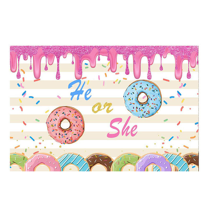 Children's Playful Donut-Themed Wall Art Bowlift