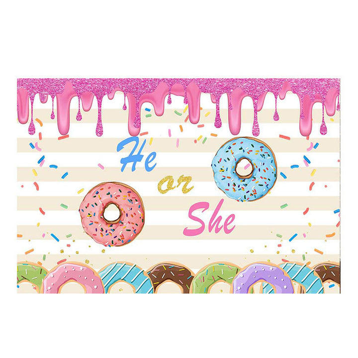 Children's Playful Donut-Themed Wall Art Bowlift