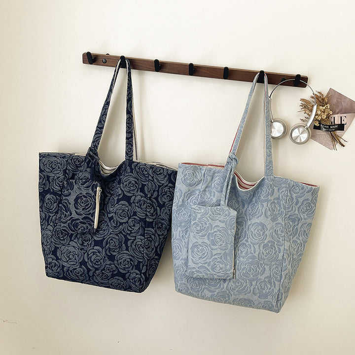 Large shopping bag with floral design Bowlift