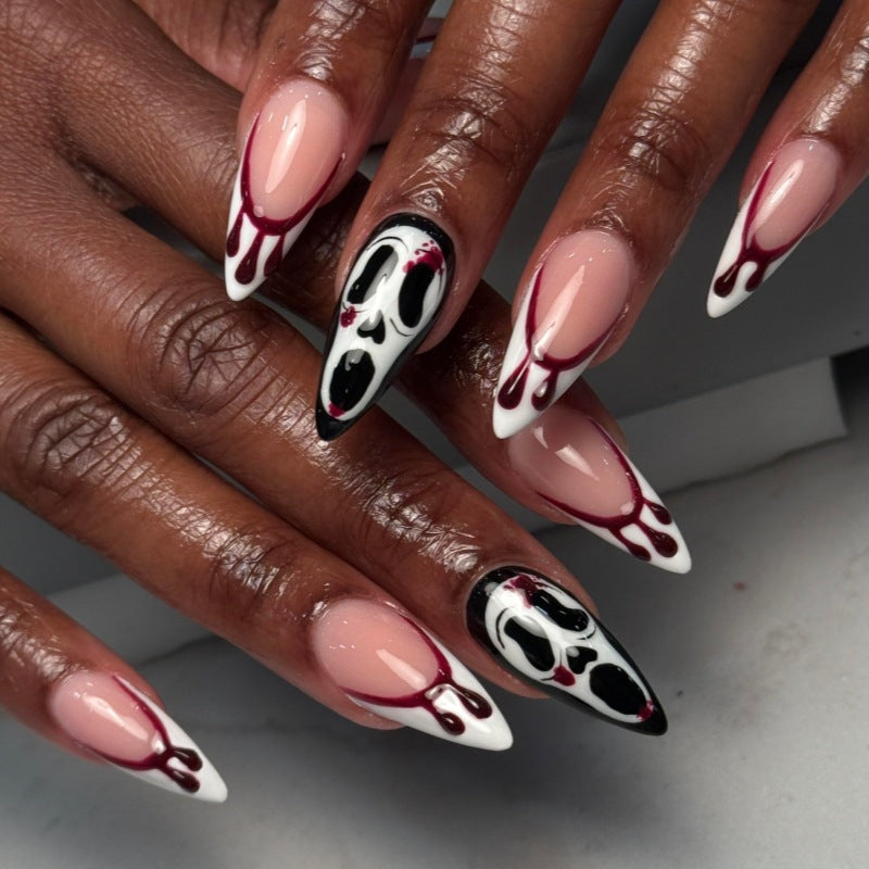 Halloween-Themed Press-On Nail Set Bowlift