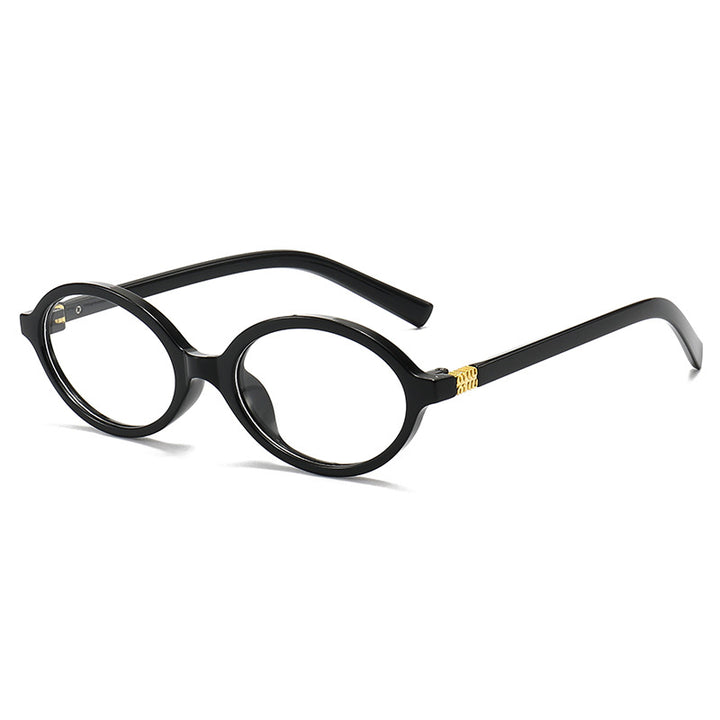 Vintage Oval Frame Sunglasses