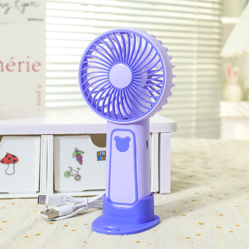 Women's Mini Hand Fan with USB Charging Function Bowlift
