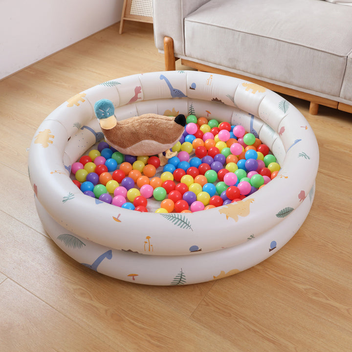 Women's Inflatable Children's Swimming Pool with Fun Sea Motifs Bowlift