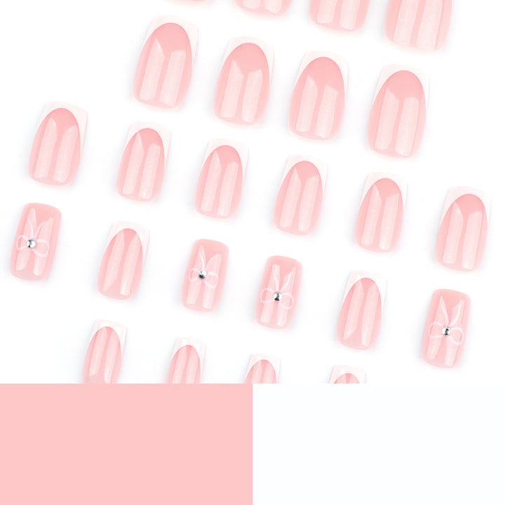 Artful Nail Art with Bow Accents Bowlift