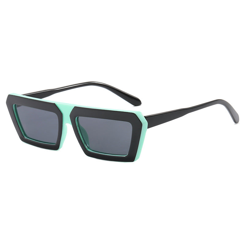 Women's fashionable sunglasses with a distinctive square frame and polarizing lenses Bowlift