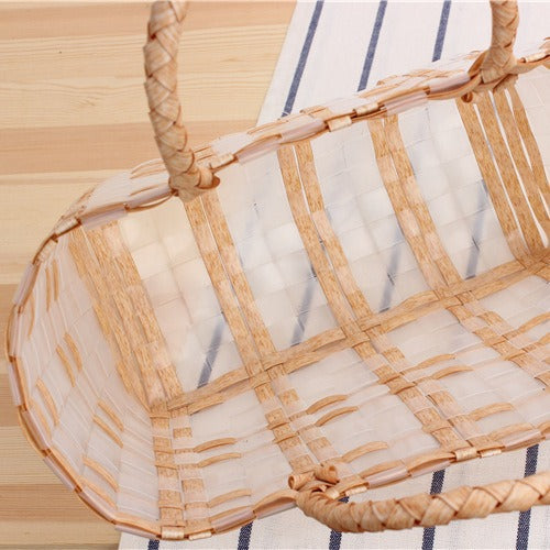 Tote bag with transparent window and braided handles Bowlift