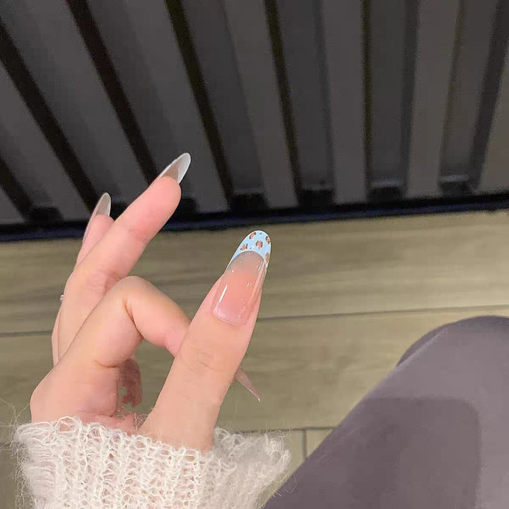 Creative Artistic Press-On Nail Extensions Bowlift