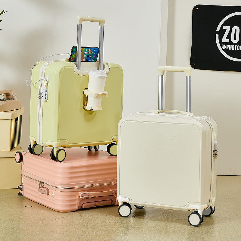 Men's Lightweight Compact Travel Suitcase Bowlift