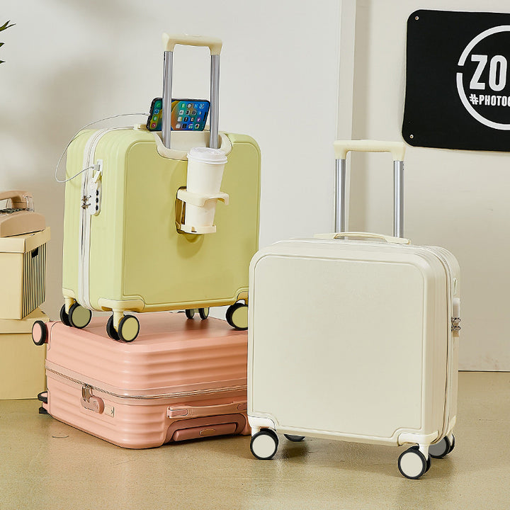 Compact Hard-Shell Rolling Suitcase Bowlift