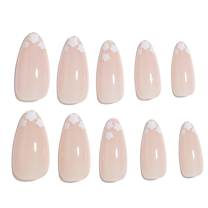 Floral Design Press-On Nails Bowlift