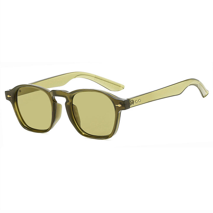 Ladies fashionable rectangular glasses with transparent frame Bowlift