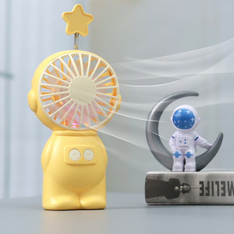 Unisex Creative portable fan in cute figure design Bowlift