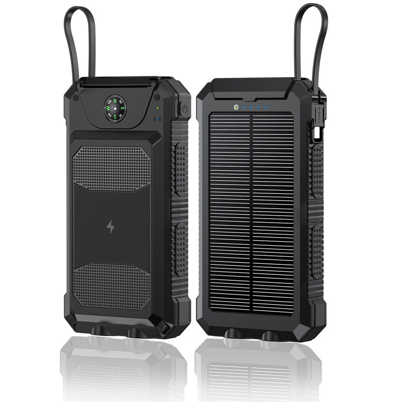 Waterproof Solar Power Bank with Built-in Compass Bowlift
