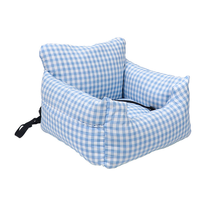 Comfortable Gingham Puppy Couch   Dog Bed