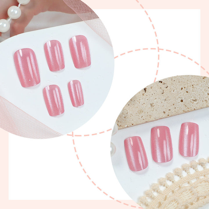 Artificial nail set with elegant shine and naturally looking finish Bowlift