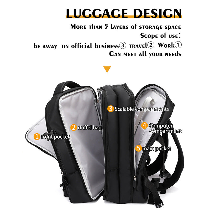 Modern backpack with high-quality organization Bowlift