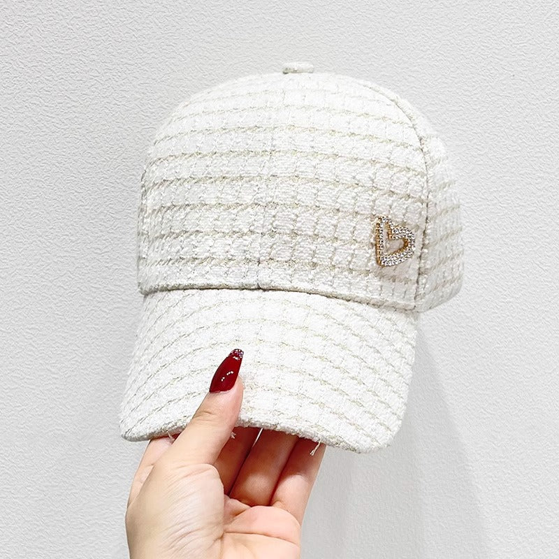 Women's Textured Fabric Baseball Cap Bowlift 1784084142