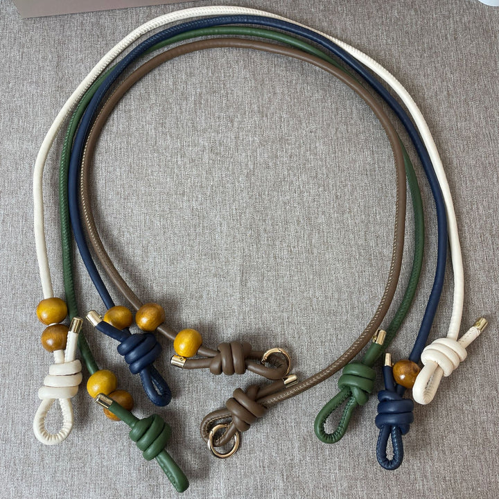 Hand-knotted shoulder bag with tassels Bowlift