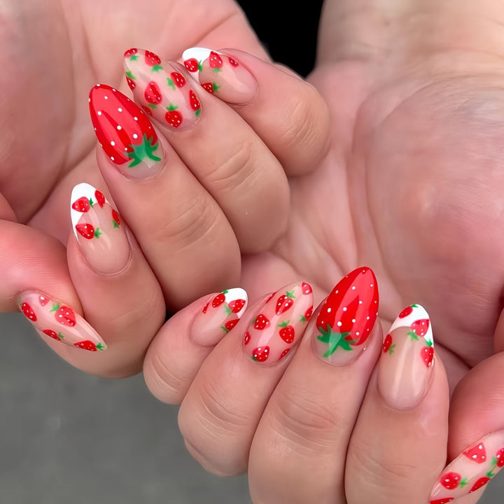 Floral Art Acrylic Nail Set Bowlift
