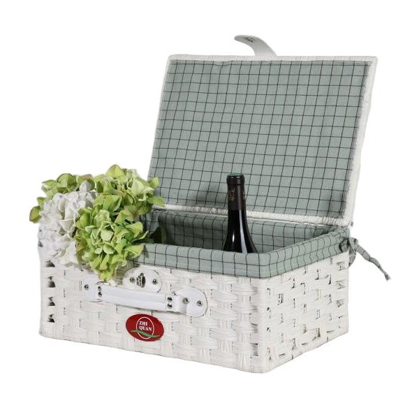 Ladies Decorative Storage Basket with Removable Fabric Cover Bowlift