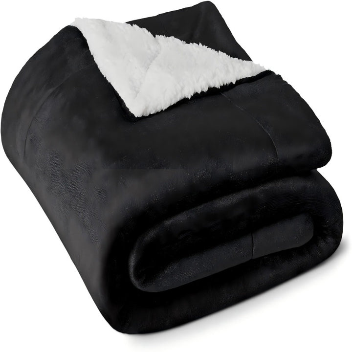 Reversible Plush Sherpa Blanket Bowlift