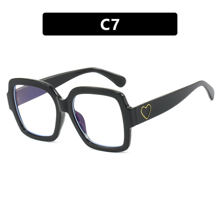 Women's square sunglasses with playful heart detail Bowlift