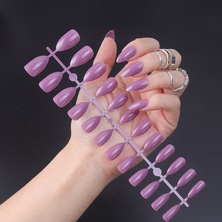 Stiletto Press-On Nails with Glossy Finish Bowlift