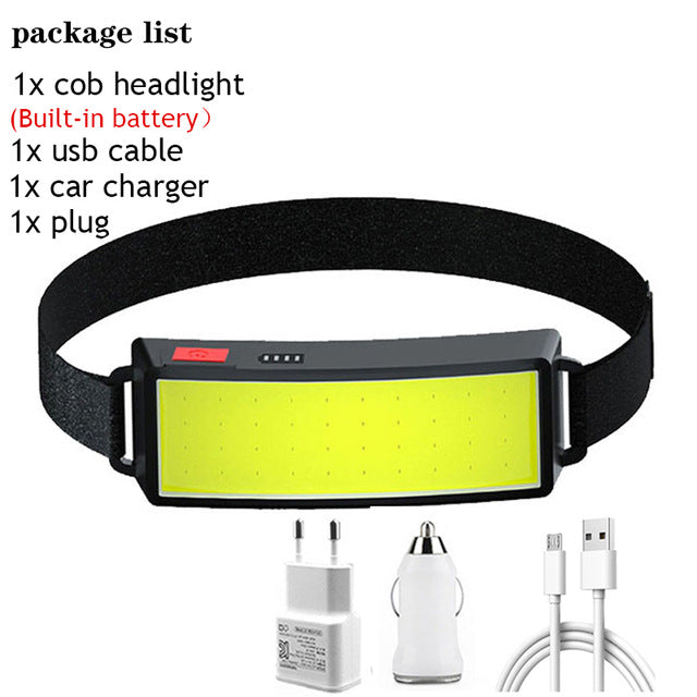 High-Powered LED Headband Flashlight Bowlift