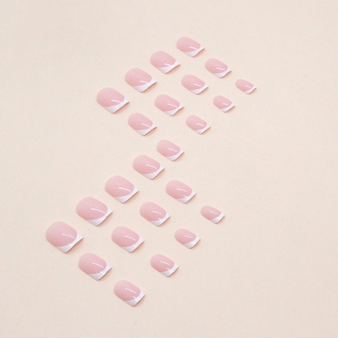 Elegant French Tip Nail Art Bowlift