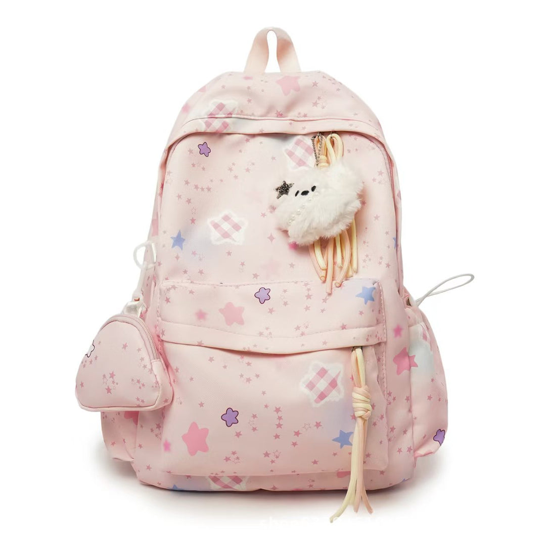 Cute Starry Design Backpack Bowlift