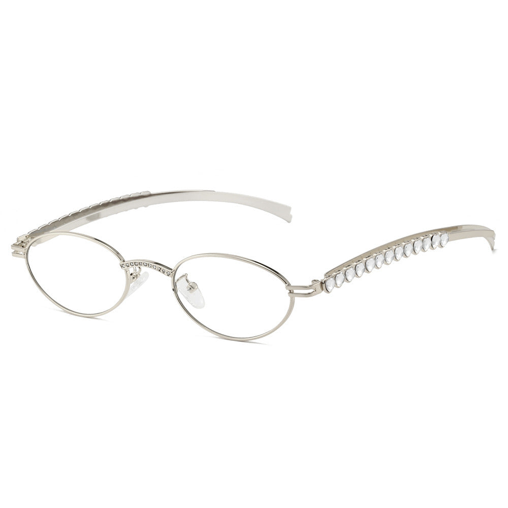 Elegant Oval Frame Glasses Bowlift
