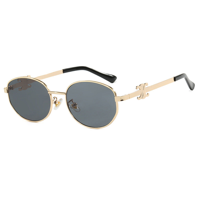 Women's stylish designer sunglasses with elegant metal frame Bowlift