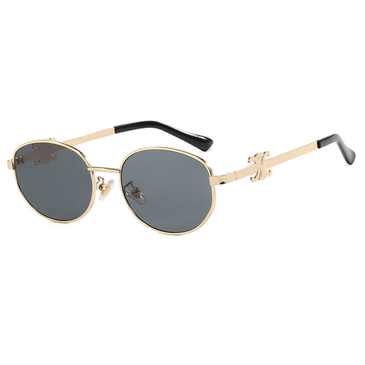 Women's stylish designer sunglasses with elegant metal frame Bowlift