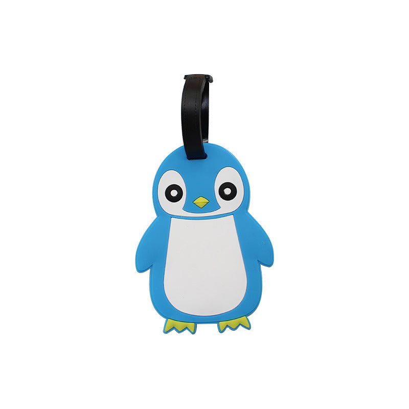 Unisex luggage tag in cute penguin design Bowlift