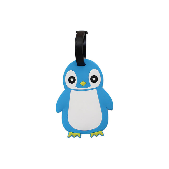 Unisex luggage tag in cute penguin design Bowlift