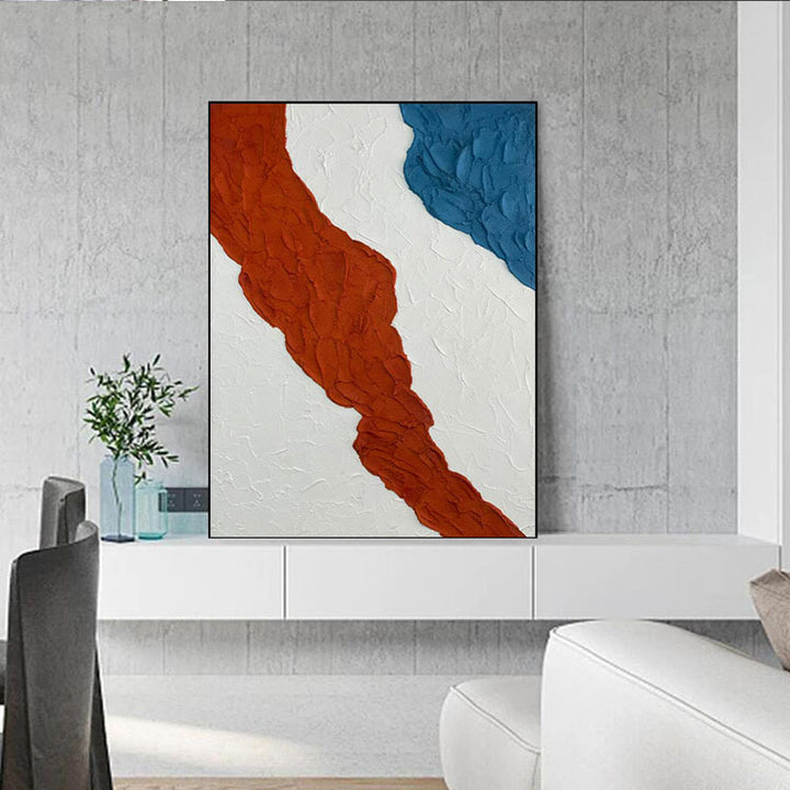 Modern Abstract Textured Canvas Artwork