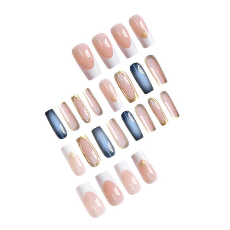 Elegant Press-On Nail Set Bowlift