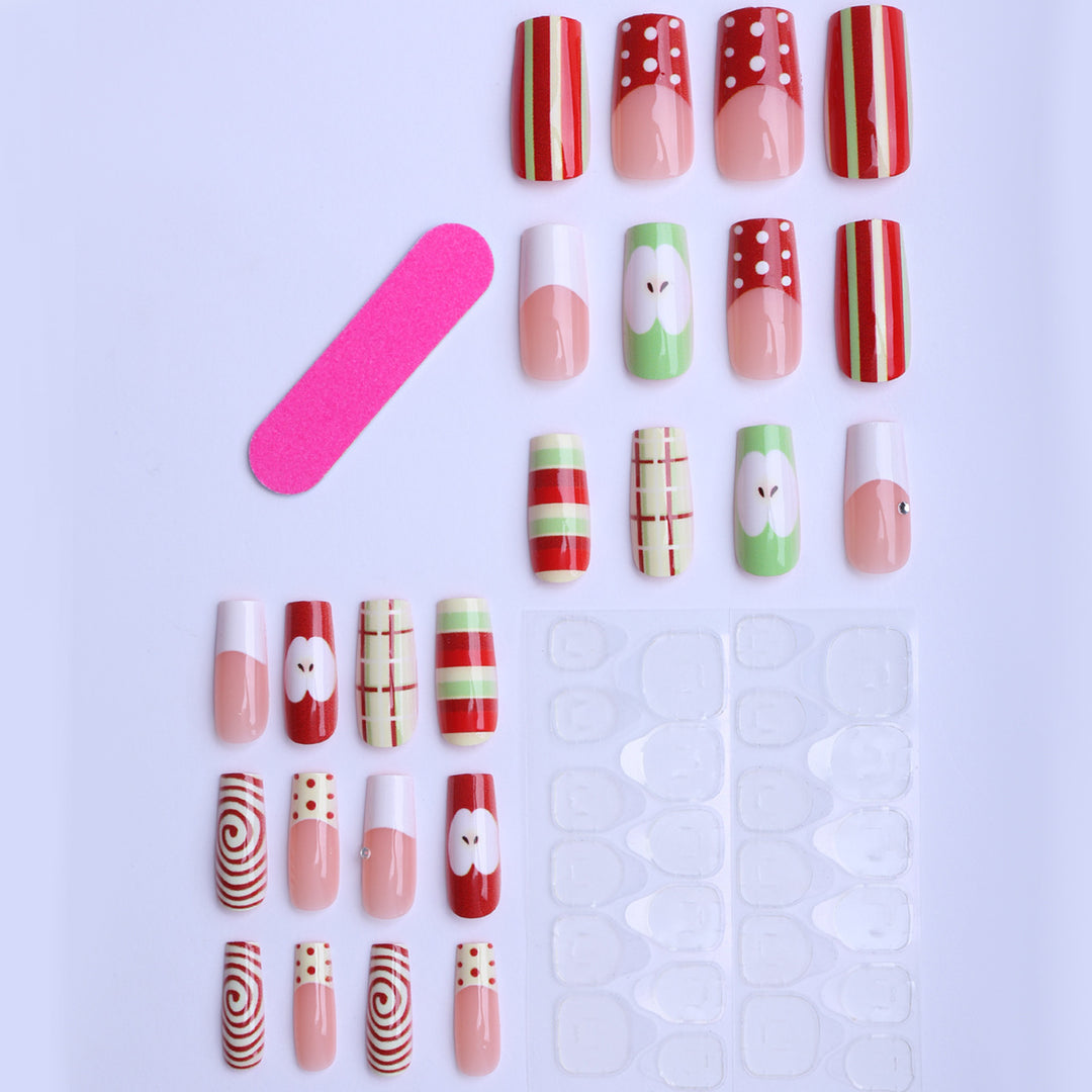 Creative Art Fake Nails with Playful Design Bowlift